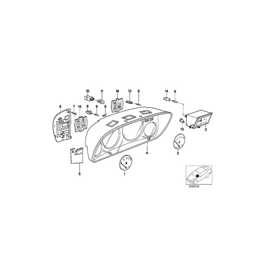 Genuine BMW 62131366784 E21 Petrol Gauge (Inc. 320, 318i & 315) | ML Performance US Car Parts