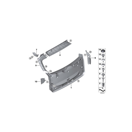 Genuine BMW 51497414191 G01 Trim, Drip Rail, Left (Inc. X3) | ML Performance US Car Parts