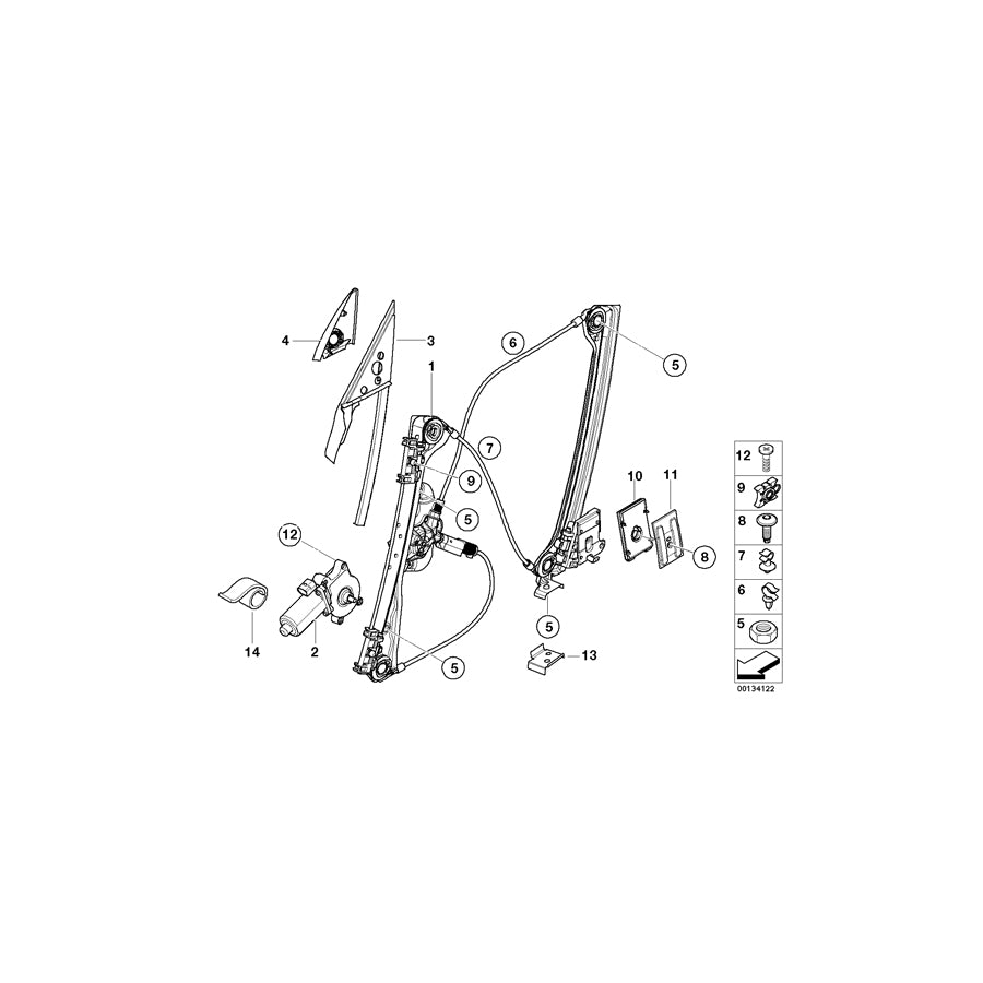 Genuine BMW 51337132834 E85 Adapter Plate (Inc. Z4 2.5i, Z4 3.0i & Z4 2.2i) | ML Performance US Car Parts