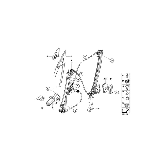 Genuine BMW 51337132834 E85 Adapter Plate (Inc. Z4 2.5i, Z4 3.0i & Z4 2.2i) | ML Performance US Car Parts