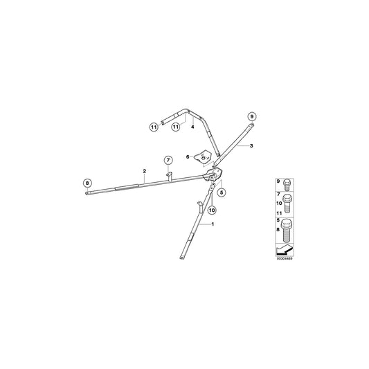 Genuine BMW 51614419069 E93 Protective Runner, Rear (Inc. 330d, 328i & 330i) | ML Performance US Car Parts