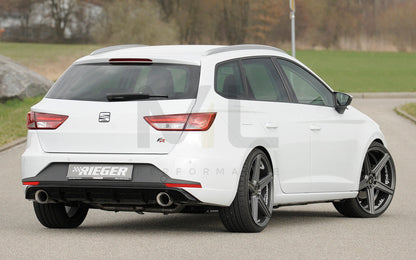 Rieger 00088104 SEAT 5F Leon FR Rear Diffuser 6 | ML Performance UK Car Parts