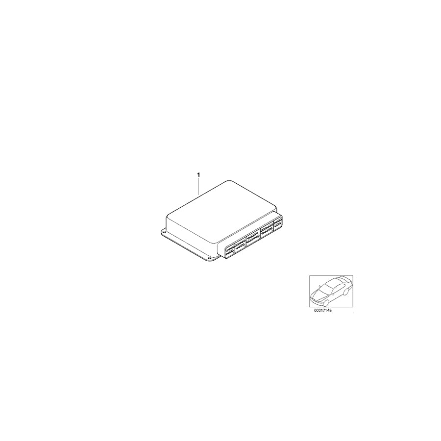 Genuine BMW 12147577218 E46 Exch. Control Unit Dme Programmed MS45.1 (Inc. 325Ci & 325i) | ML Performance US Car Parts
