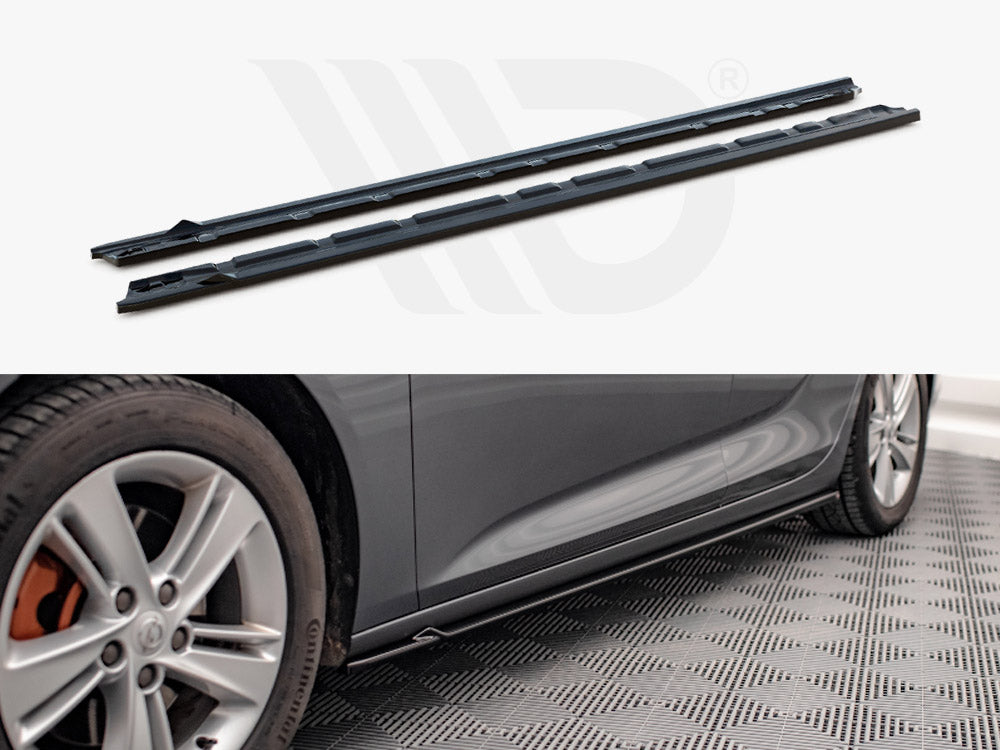 Maxton Design OP-IS-B-SD1T Side Skirts Diffusers Opel / Vauxhall Insignia MK2 (2017-) | ML Performance US Car Parts