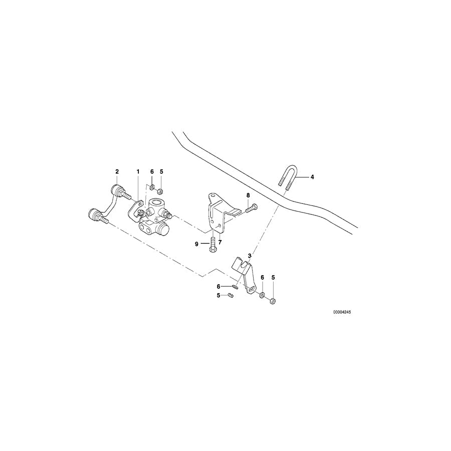 Genuine BMW 37121090630 E38 Rod (Inc. 730i, 740iL & 750iLP) | ML Performance UK Car Parts