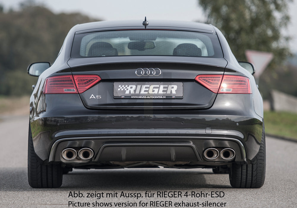 Rieger 00099221 Audi B8 B81 A5 Rear Diffuser 1 – ML Performance