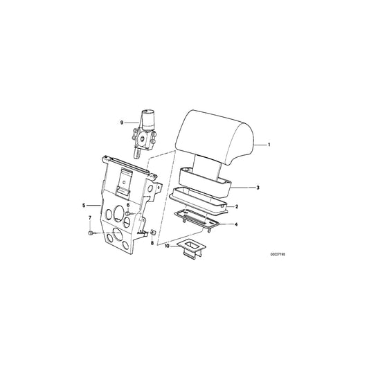 Genuine BMW 52208181908 E34 E32 E31 Screw (Inc. 740i, 850CSi & 735i) | ML Performance US Car Parts