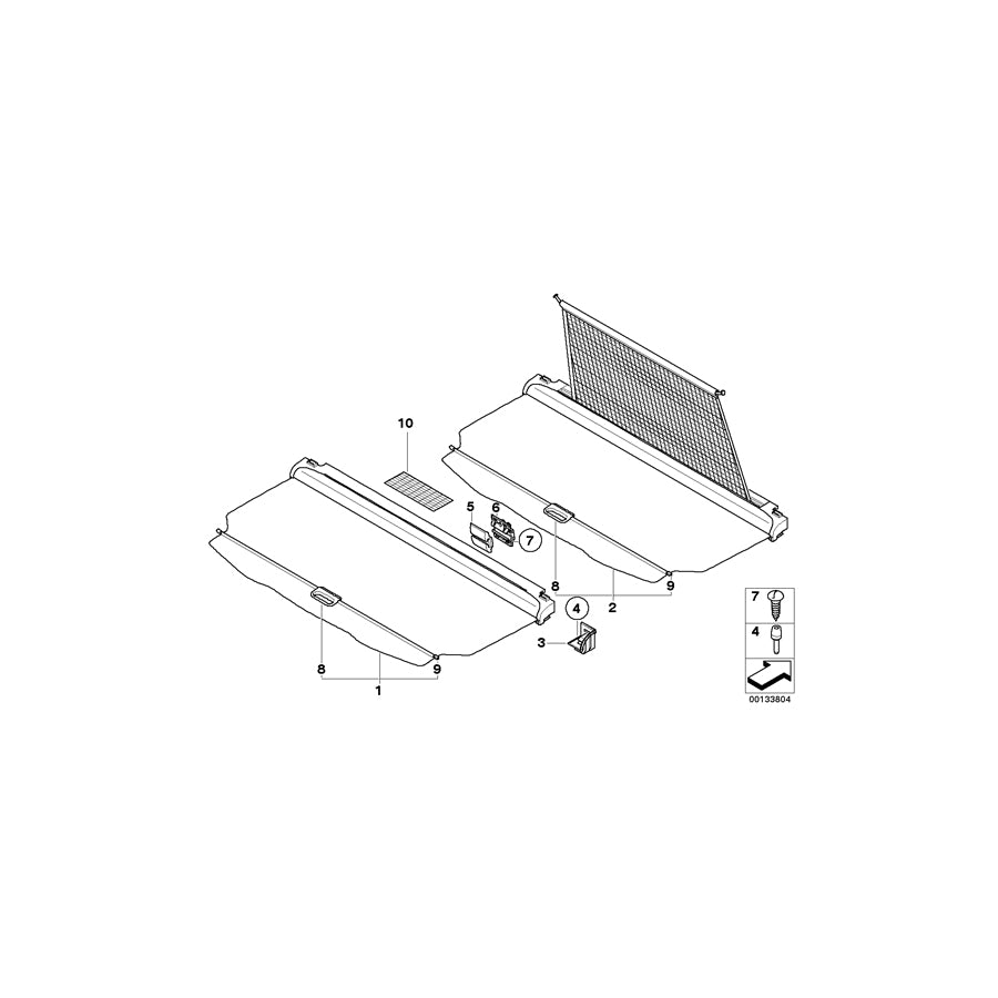 Genuine BMW 51477002022 E83 E83 Plastic Film 72 STCK. (Inc. X3 1.8d, X3 3.0si & X3 3.0d) | ML Performance US Car Parts