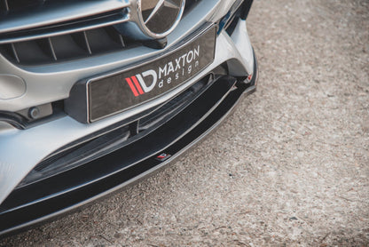 Maxton Design Mercedes Benz E63 AMG Estate/Sedan S213/W213 Front Splitter  V.2