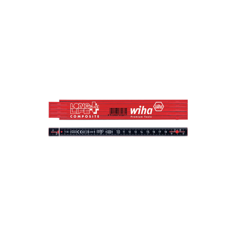 Wiha WHA37067 LongLife Plus Composite Folding Ruler 2m | ML Performance US