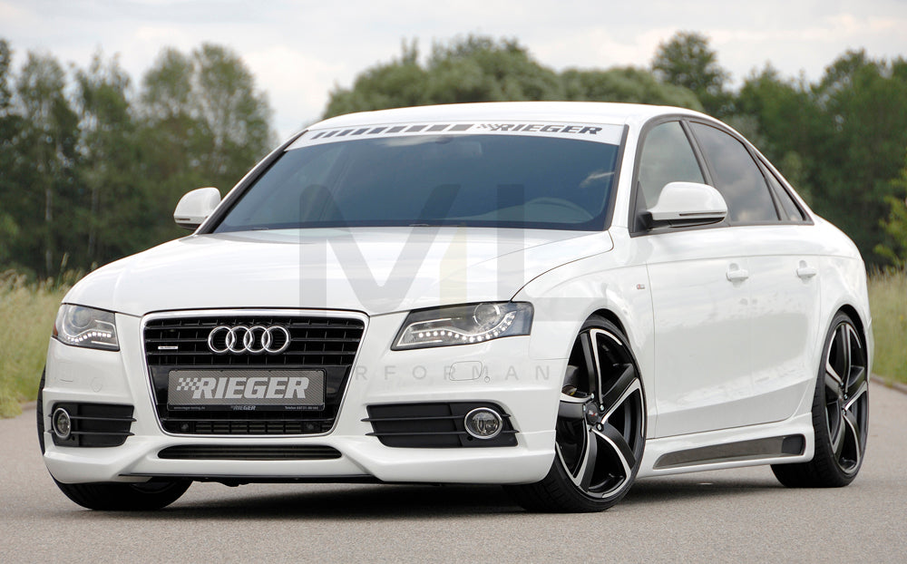 Rieger 00055520 Audi B8 B81 Front Splitter (A4 & S4) 2 | ML Performance UK Car Parts