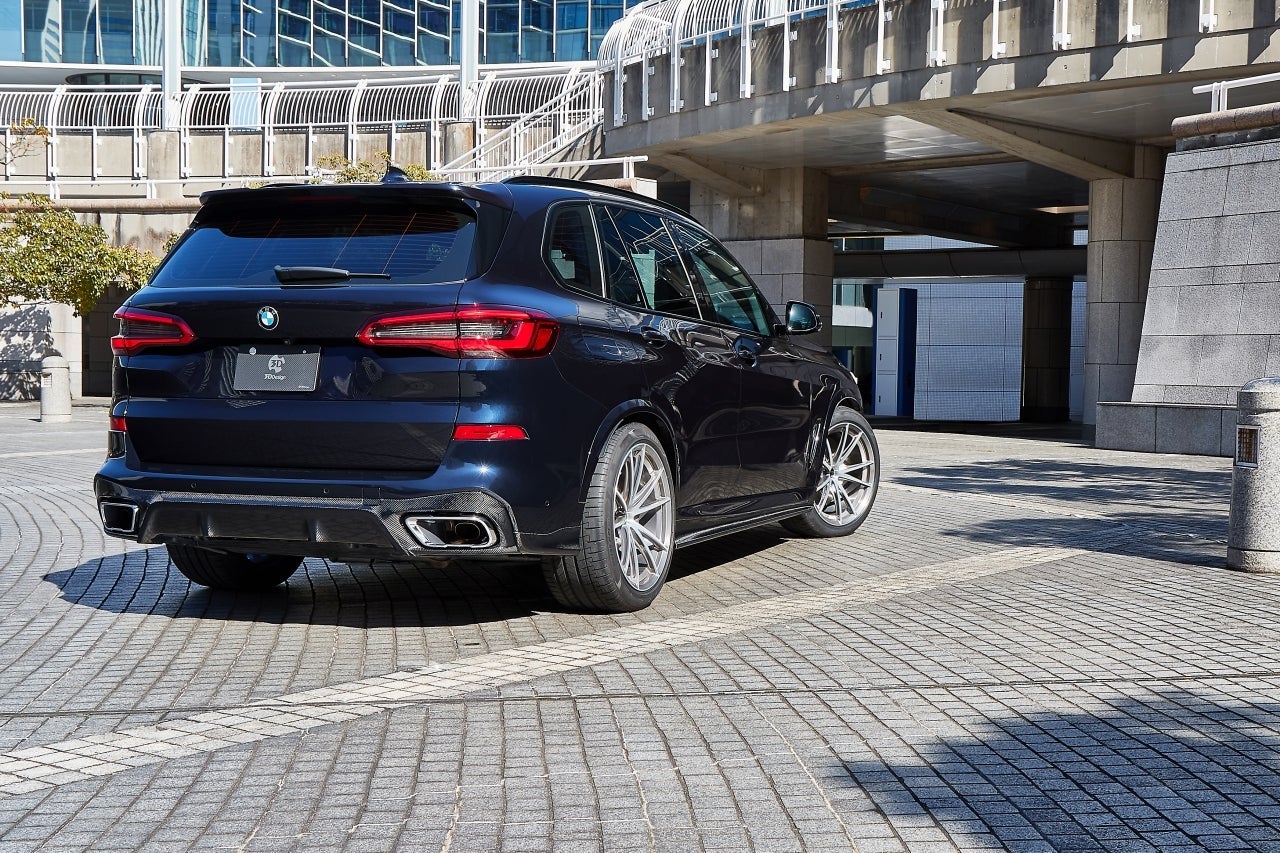 3D Design 3106-30512 BMW Carbon Fiber Rear Diffuser Side Extension Set