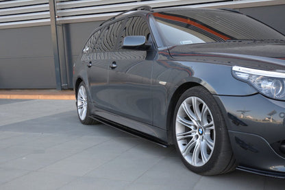 REAR SIDE SPLITTERS for BMW 5 E60/E61 M-PACK Gloss Black, Our Offer \ BMW  \ Seria 5 \ E60- E61 [2003-2010]