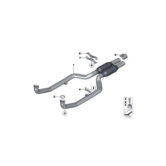 Genuine BMW 18307607871 F04 Clamp Lower (Inc. Hybrid 7 & Hybrid 7L) | ML Performance US Car Parts