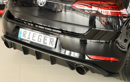 Rieger 00059589 VW Mk7 Golf GTI Rear Diffuser 6 | ML Performance UK Car Parts