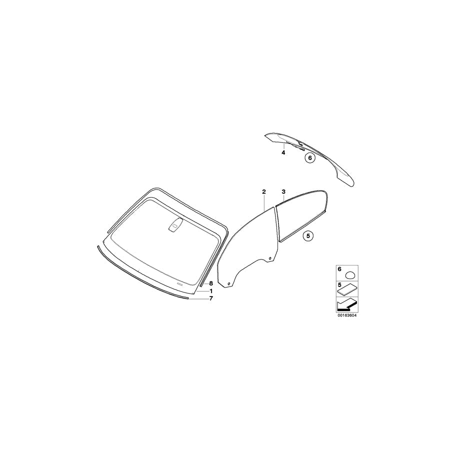 Genuine BMW 51317058224 E81 E87 E82 Cover, Windshield, Top (Inc. 120i, 116d & 128i) | ML Performance UK Car Parts