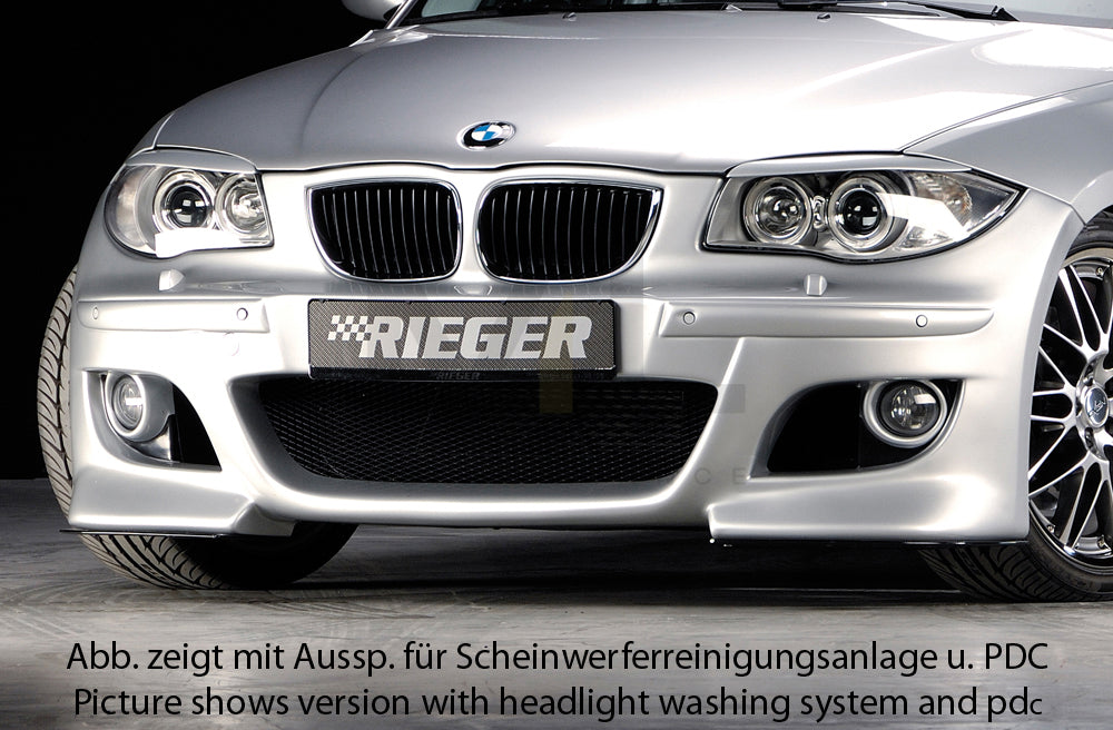 Rieger 00035009 BMW 1 Series E87 Front Bumper 1 | ML Performance UK Car Parts