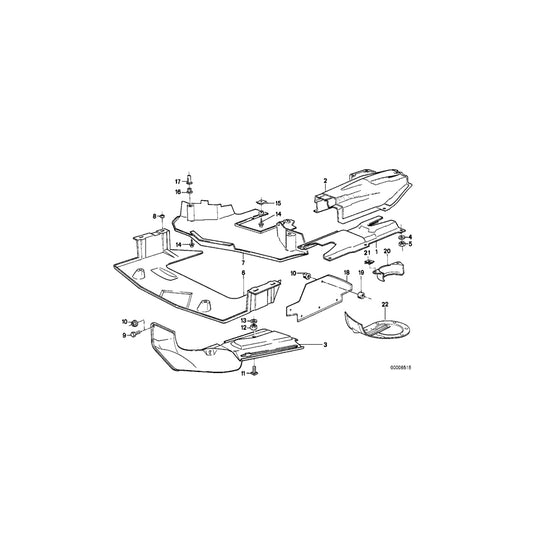 Genuine BMW 51471927056 E28 Holder (Inc. 535i & M535i) | ML Performance US Car Parts