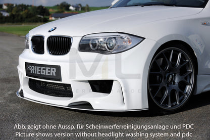 Rieger 00035041 BMW 1 Series E81 E82 E87 E88 Front Bumper 3 | ML Performance UK Car Parts