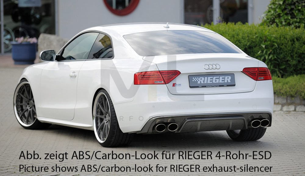 Rieger 00055473 Audi B8 B81 S5 Rear Diffuser 2 | ML Performance UK Car Parts