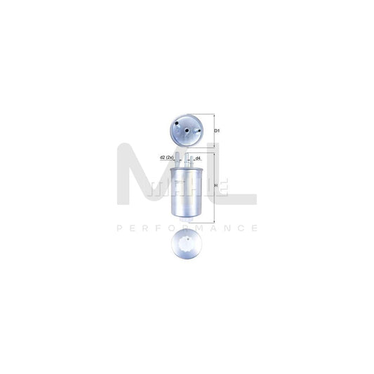 MAHLE ORIGINAL KL 505 Fuel filter In-Line Filter | ML Performance Car Parts