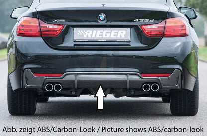 Rieger 00088058 BMW 4 Series F32 F33 F36 Rear Diffuser 1 | ML Performance UK Car Parts