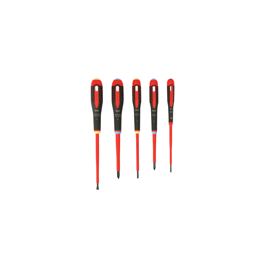 Bahco BAH9882S BE-9882S ERGO VDE Insulated Screwdriver Set, 5 Piece | ML Performance US
