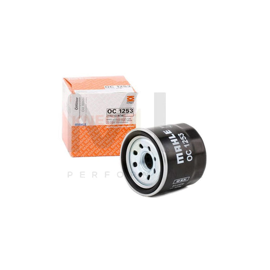 MAHLE ORIGINAL OC 1253 Oil Filter Spin-on Filter, with one anti-return valve | ML Performance Car Parts