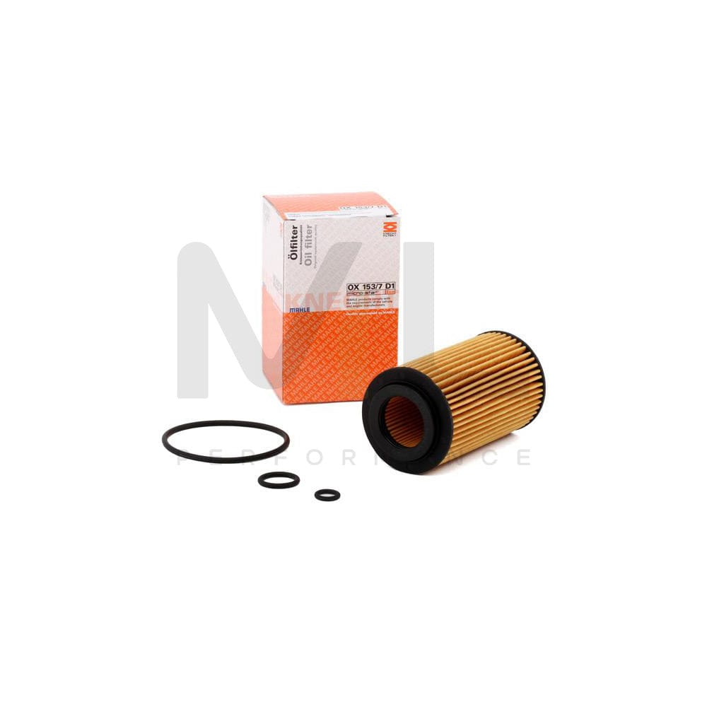 MAHLE ORIGINAL OX 153/7D1 Oil Filter Filter Insert | ML Performance Car Parts