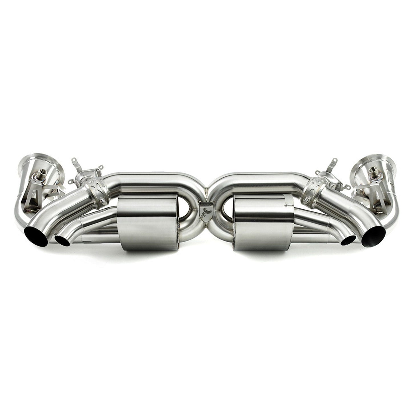 MANHART SLIP-ON EXHAUST FOR PORSCHE 911 (992) TURBO (S) WITH VALVE CONTROL BY KLINE INNOVATION