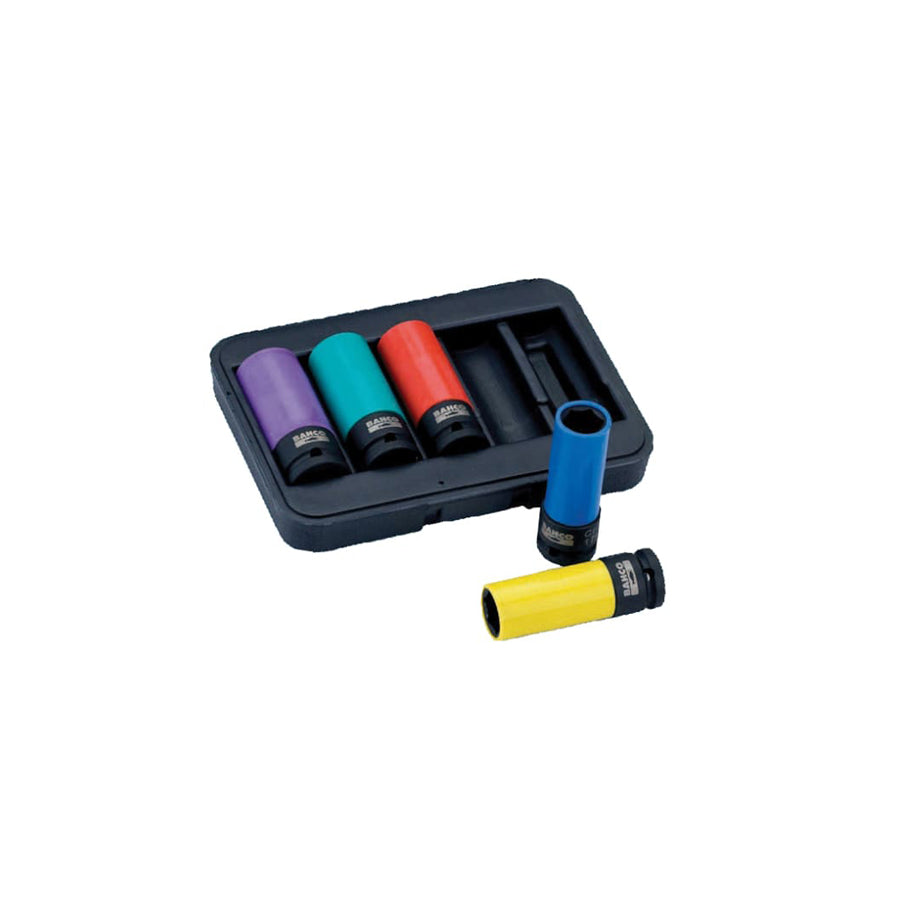 Bahco BAHBWSS12P5 BWSS12P5 1/2in Drive Impact Wheel Socket Set, 5 Piece | ML Performance US