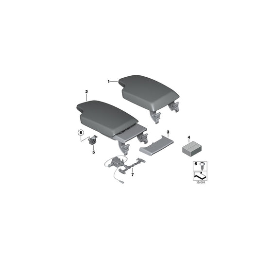 Genuine BMW 51169285134 F31 F30 F32 Cover Leather SATTELBRAUN (Inc. 325d, 320dX & 328i) | ML Performance US Car Parts