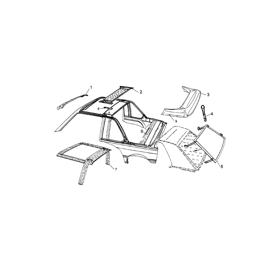 Genuine BMW 54310006295 E21 Soft-Top Covering SCHWARZ (Inc. 320, 315 & 323i) | ML Performance US Car Parts