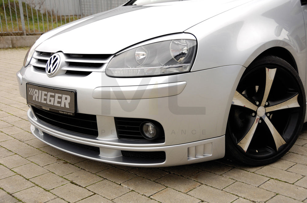 Rieger 00059300 VW Mk5 Golf Front Splitter 1 | ML Performance UK Car Parts