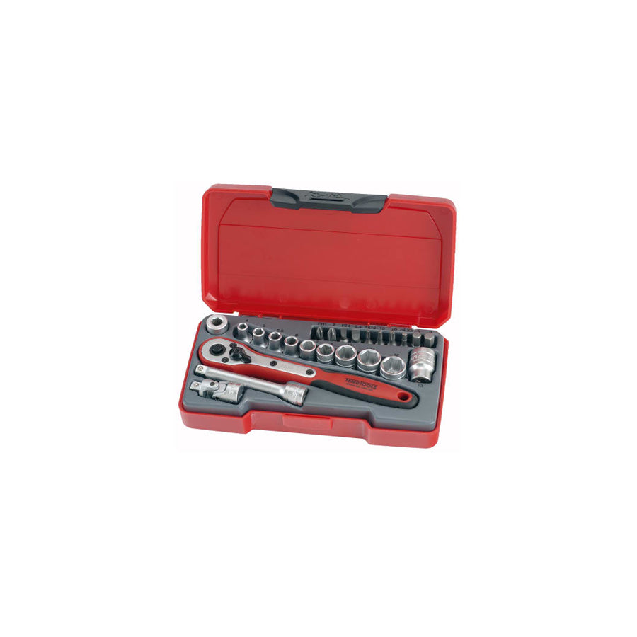 Teng TENT1424 T1424 Socket Set of 24 Metric 1/4in Drive | ML Performance US