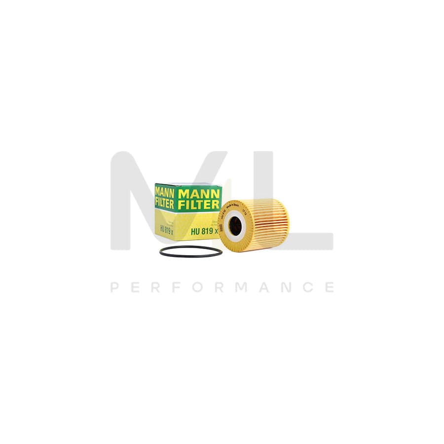 MANN-FILTER HU 819/1 X Filtro Olio | Qualità Primo Equipaggiamento | Protezione Motore | Dimensioni 75x73x27 Mm - 2