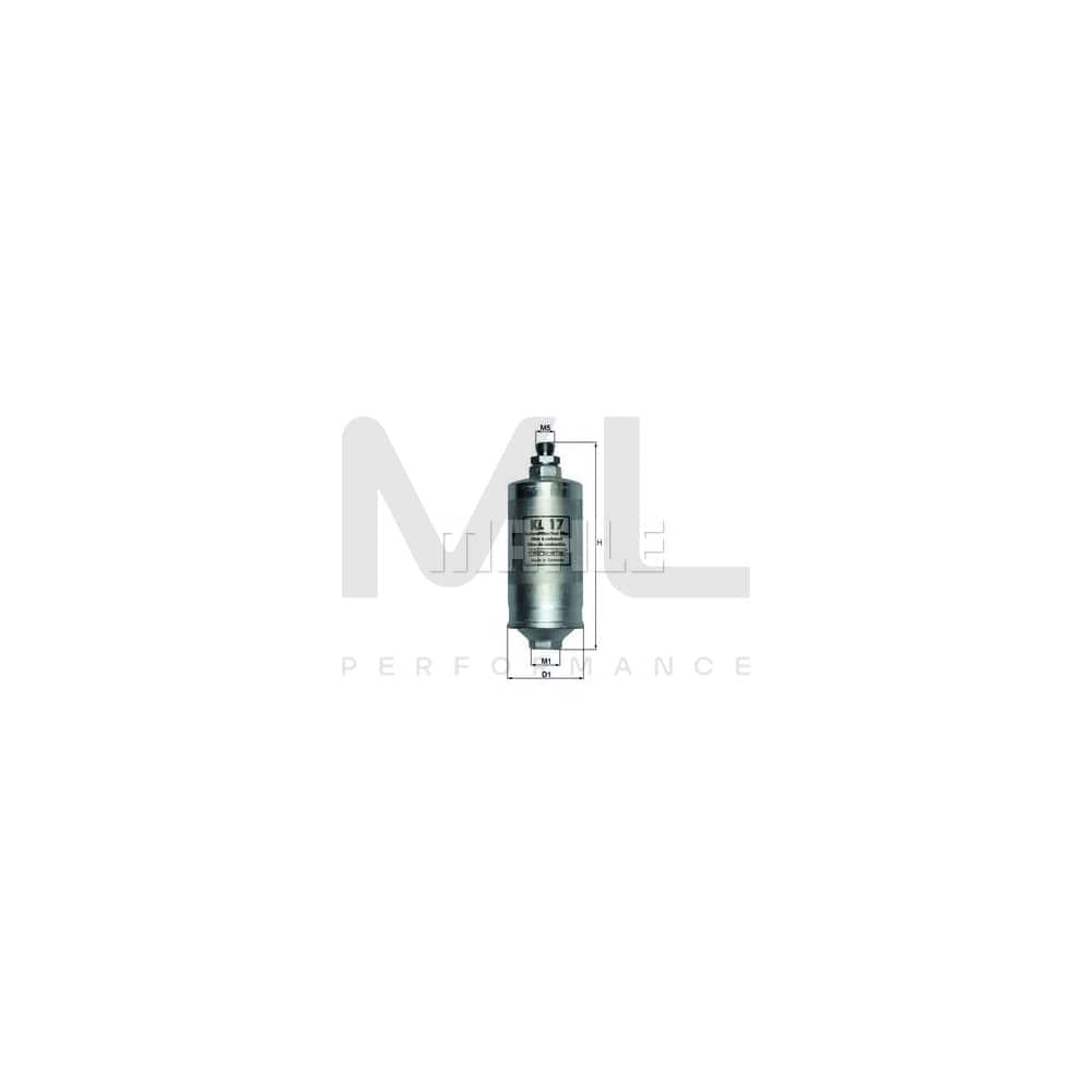 MAHLE ORIGINAL KL 17 Fuel filter In-Line Filter | ML Performance Car Parts