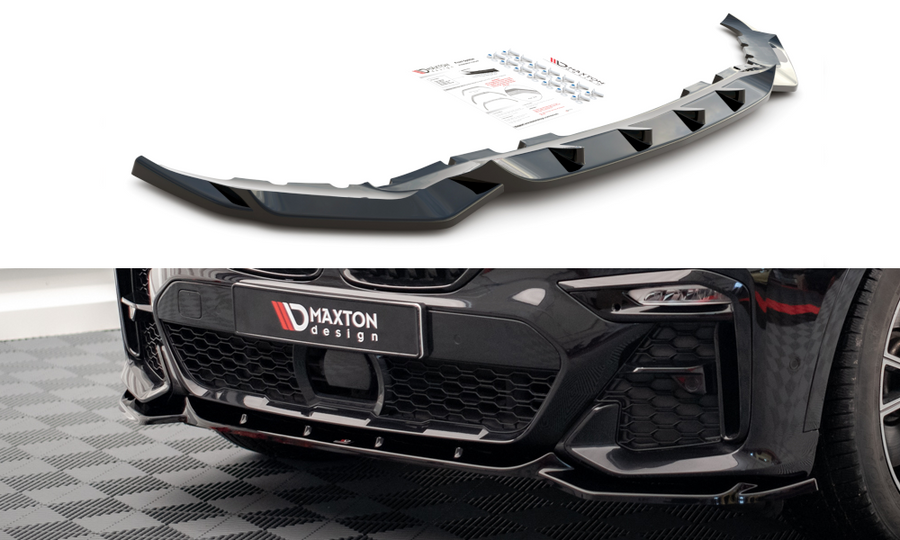 Maxton Design BM-X7-07-M-FD3T Front Splitter V.3 BMW X7 M G07 | ML Performance UK Car Parts