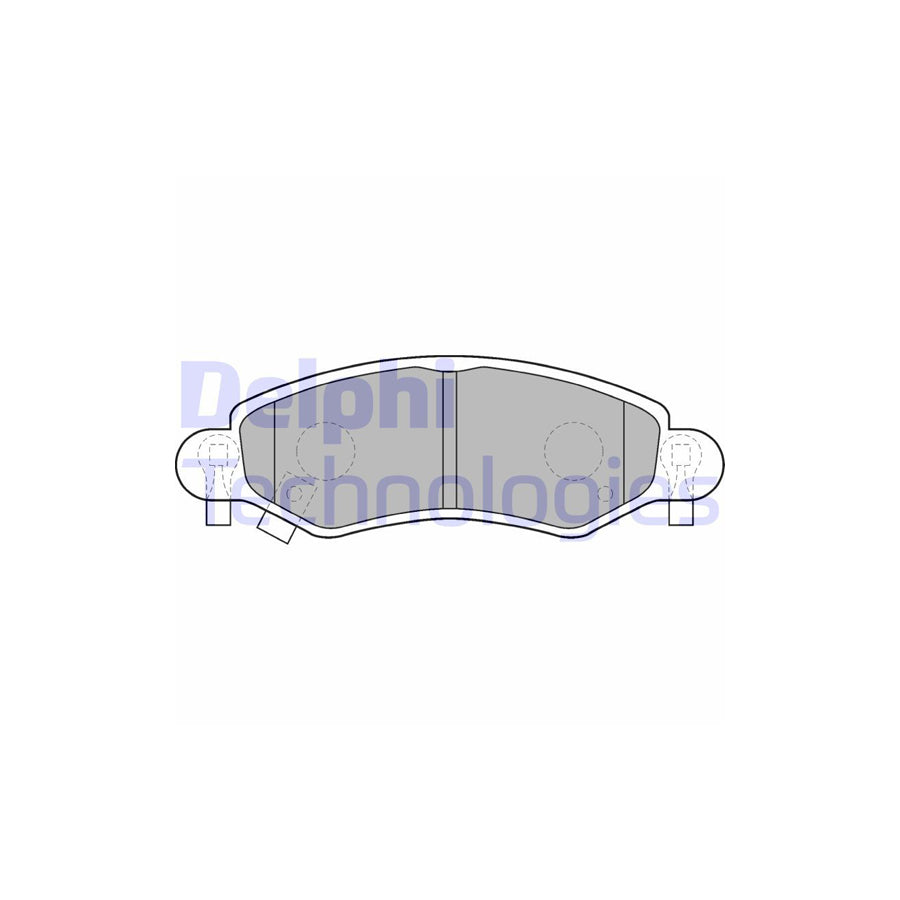 Delphi Lp1500 Brake Pad Set