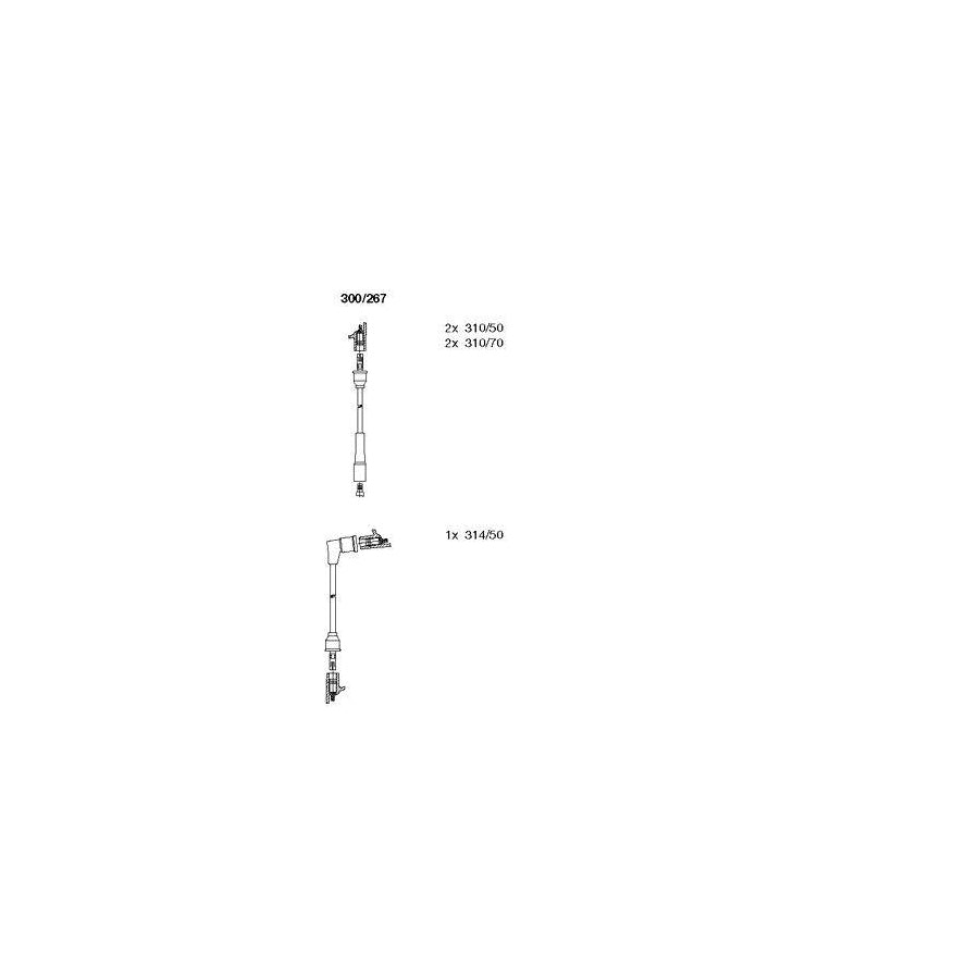 Bremi 300/267 Ignition Cable Kit