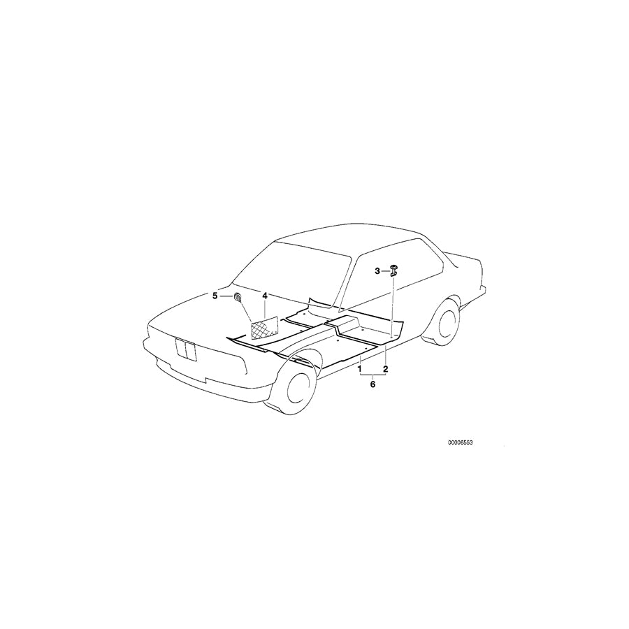 Genuine BMW 51471974887 E34 E32 Rotary Latch 18 Mm NATUR (Inc. 750i, 524td & 525i) | ML Performance US Car Parts