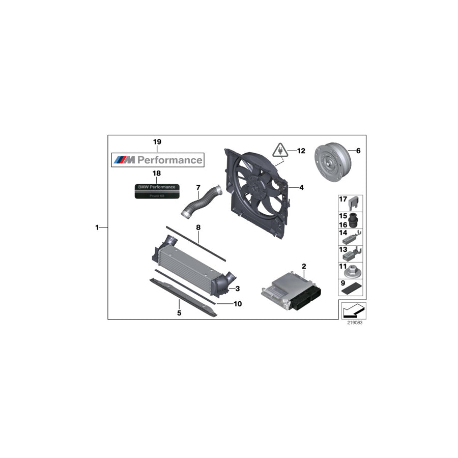 Genuine BMW 11122213307 E93 E92 E90 Power Kit BMW PERFORMANCE (Inc. 320d & 320xd) | ML Performance US Car Parts