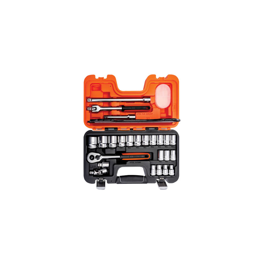 Bahco BAHS240 S240 1/2in Drive Socket Set, 24 Piece | ML Performance US