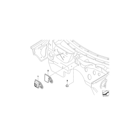 Genuine BMW 64116927770 E85 E86 Grommet (Inc. Z4 2.5i, Z4 2.5si & Z4 2.2i) | ML Performance US Car Parts