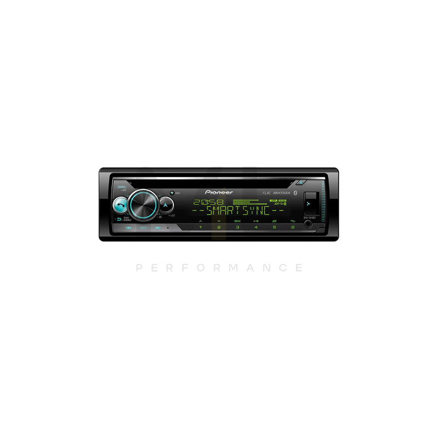 PIONEER DEH-S510BT DEH-S510BT Car stereo Bluetooth, CD, illumination, multi colour, Spotify, USB, 1 DIN, Android, Made for iPhone, LCD, 14.4V, AAC, FLAC, MP3, WAV, WMA | ML Performance Car Parts