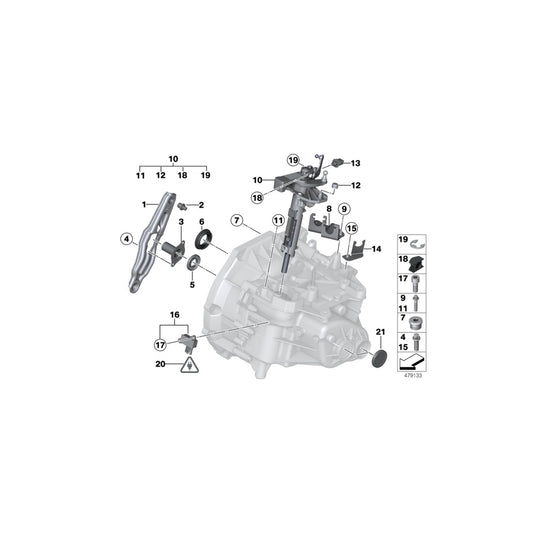 Genuine BMW 23117568470 R56 Coupé Paceman Torx Bolt M5X12 (Inc. Cooper D ALL4 1.6, One Eco 55kW & One 55kW) | ML Performance US Car Parts