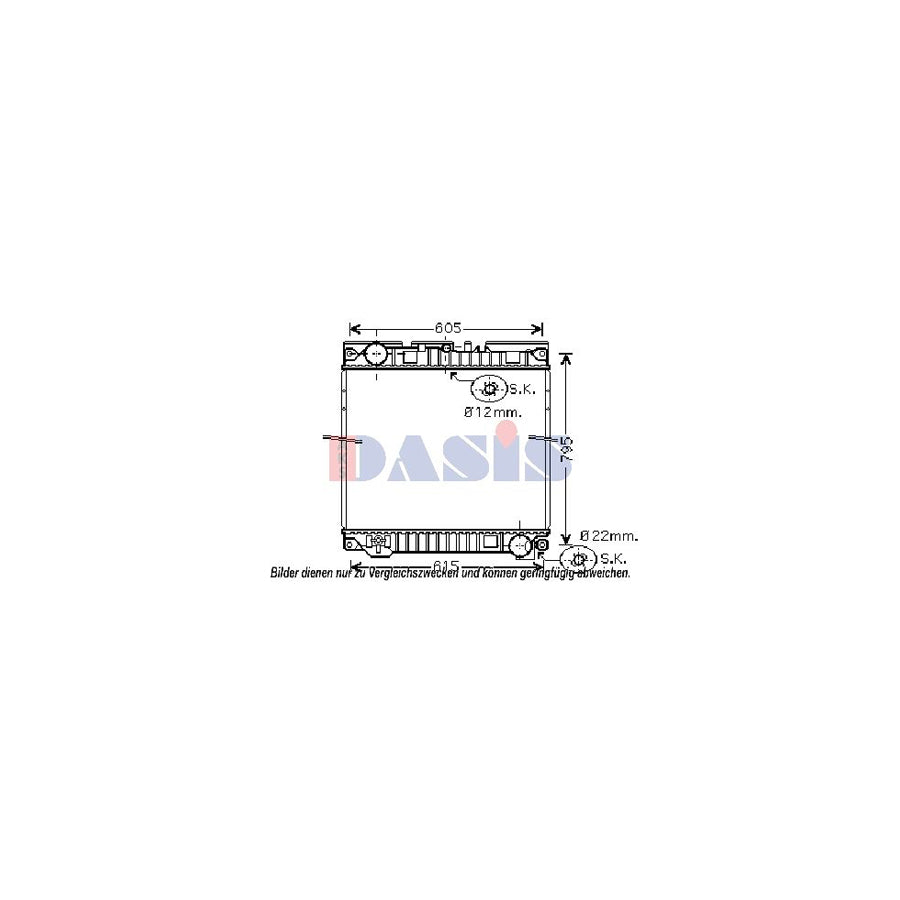 AKS Dasis 512071N Air Conditioning Condenser For Daewoo Korando | ML Performance US