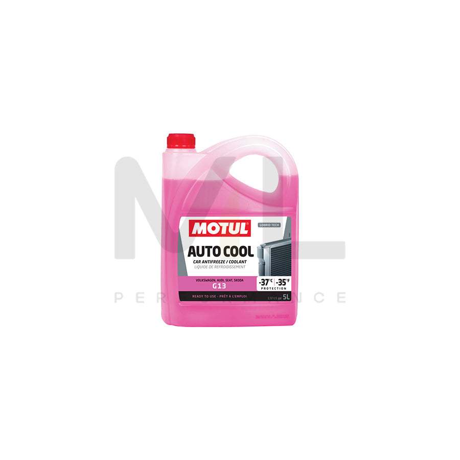 Motul Auto Cool G13 -37C VW Car Antifreeze Coolant - Ready To Use 5l | Engine Oil | ML Car Parts UK | ML Performance