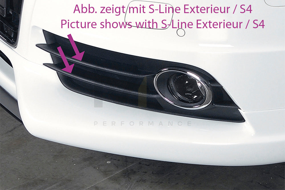 Rieger 00055520 Audi B8 B81 Front Splitter (A4 & S4) 5 | ML Performance UK Car Parts