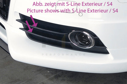 Rieger 00055520 Audi B8 B81 Front Splitter (A4 & S4) 5 | ML Performance UK Car Parts